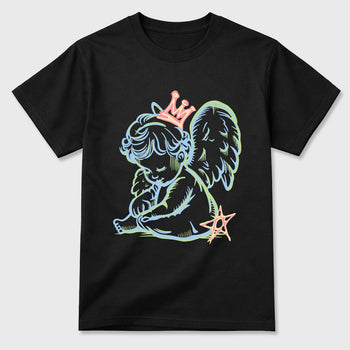 Sneaker match tees – Sneaker Tees To Match Air Jordan 3 Jade Aura Shoes – Neon Angel Tee Black 2