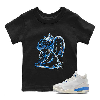 3s Lucky Shorts shirts to match jordans Neon Angel best t shirts to wear with jordans Air Jordan 3 Lucky Shorts match shoes to clothes SNRT Sneaker Tees Youth Baby Black 1 tee