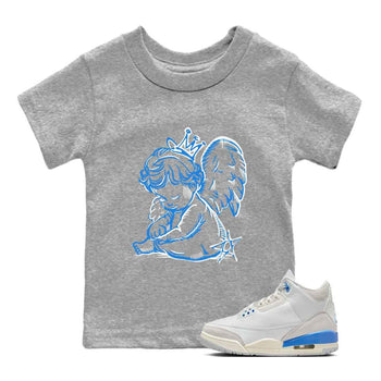 3s Lucky Shorts shirts to match jordans Neon Angel best t shirts to wear with jordans Air Jordan 3 Lucky Shorts match shoes to clothes SNRT Sneaker Tees Youth Baby Heather Grey 1 tee