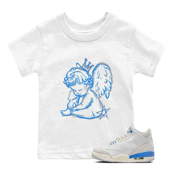 3s Lucky Shorts shirts to match jordans Neon Angel best t shirts to wear with jordans Air Jordan 3 Lucky Shorts match shoes to clothes SNRT Sneaker Tees Youth Baby White 1 tee