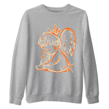 Neon Angel sneaker match t-shirt styled to complete your fit with the Air Jordan 3 Starfish sneakers, shown in Heather Grey 2.