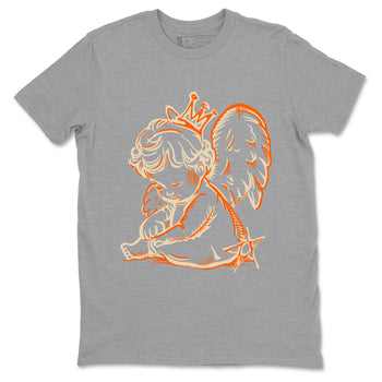 Neon Angel sneaker match t-shirt styled to complete your fit with the Air Jordan 3 Starfish sneakers, shown in Heather Grey 2.