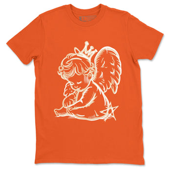 Neon Angel sneaker match t-shirt styled to complete your fit with the Air Jordan 3 Starfish sneakers, shown in Orange 2.