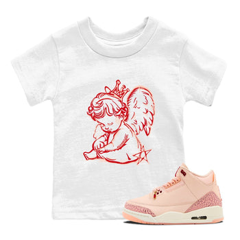 3s Valentines Day shirts to match jordans Neon Angel best t shirts to wear with jordans Air Jordan 3 Valentines Day match shoes to clothes SNRT Sneaker Tees Youth Baby White 1 tee