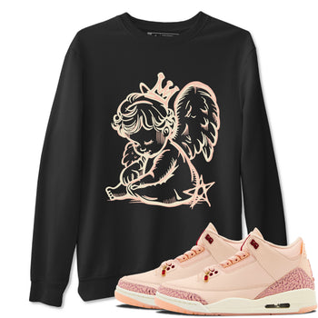 3s Valentines Day shirts to match jordans Neon Angel best t shirts to wear with jordans Air Jordan 3 Valentines Day match shoes to clothes SNRT Sneaker Tees unisex cotton Black 1 shirts