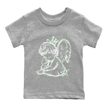 4s Abundance shirts to match jordans Neon Angel sneaker match tees Air Jordan 4 Seafoam match shoes to clothes SNRT Sneaker Tees Youth Baby Heather Grey 2 tee