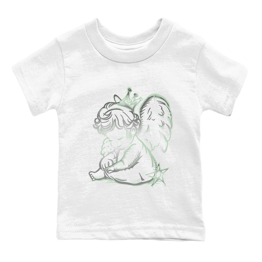 4s Abundance shirts to match jordans Neon Angel sneaker match tees Air Jordan 4 Seafoam match shoes to clothes SNRT Sneaker Tees Youth Baby White 2 tee