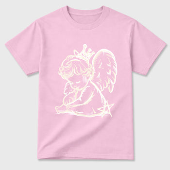Sneaker match tees – Sneaker Tees To Match Air Jordan 4 Iced Carmine Shoes – Neon Angel Tee Pink 2