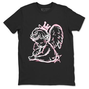 Sneaker match tees – Sneaker Tees To Match Air Jordan 5 35th Anniversary Shoes – Neon Angel Tee Black 2
