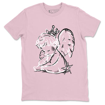 Sneaker match tees – Sneaker Tees To Match Air Jordan 5 35th Anniversary Shoes – Neon Angel Tee Pink 2