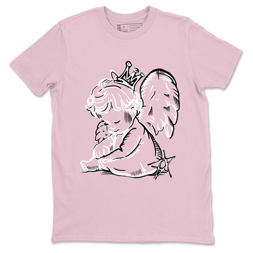 Sneaker match tees – Sneaker Tees To Match Air Jordan 5 35th Anniversary Shoes – Neon Angel Tee Pink 2