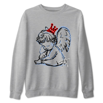 5s Black Metallic Reimgined shirts to match jordans Neon Angel best t shirts to wear with jordans AJ5 Black Metallic Reimgined match shoes to clothes SNRT Sneaker Tees unisex cotton Heather Grey 2 shirts