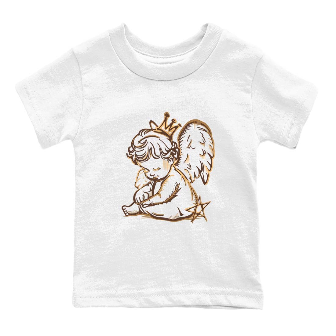 5s Golden Ticket shirts to match jordans  Neon Angel shirts to match jordans Air Jordan 5 Golden Ticket match shoes to clothes SNRT Sneaker Tees Youth Baby White 2 tee