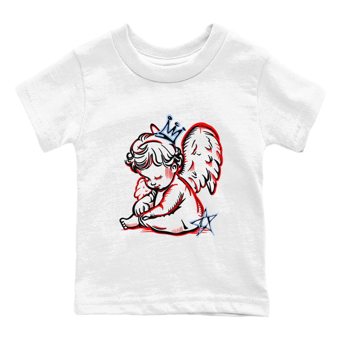AJ6 Fire Red shirts to match jordans Neon Angel best t shirts to wear with jordans Air Jordan 6 Fire Red match shoes to clothes SNRT Sneaker Tees Youth Baby White 2 tee