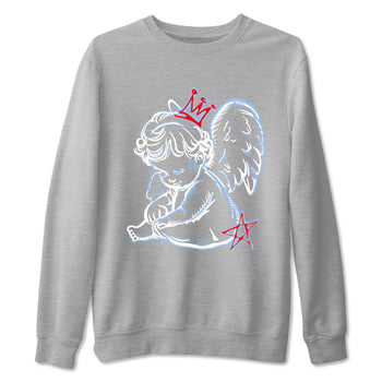 AJ6 Fire Red shirts to match jordans Neon Angel best t shirts to wear with jordans Air Jordan 6 Fire Red match shoes to clothes SNRT Sneaker Tees unisex cotton Heather Grey 2 shirts