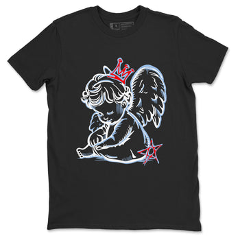 AJ6 Fire Red shirts to match jordans Neon Angel best t shirts to wear with jordans Air Jordan 6 Fire Red match shoes to clothes SNRT Sneaker Tees unisex cotton Black 2 shirts
