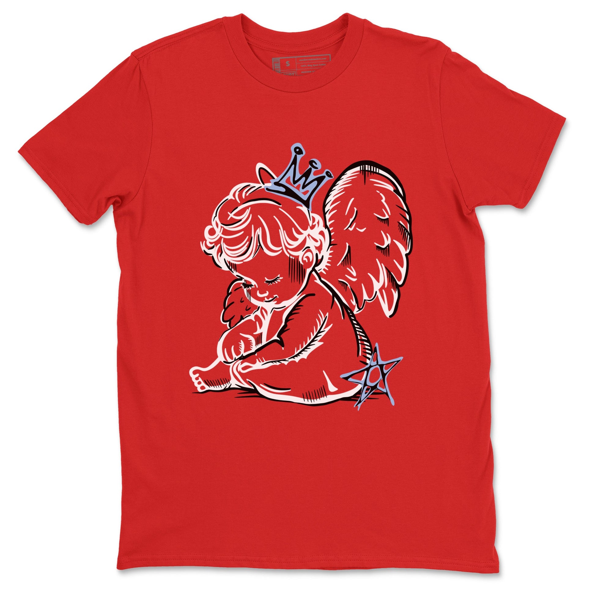 AJ6 Fire Red shirts to match jordans Neon Angel best t shirts to wear with jordans Air Jordan 6 Fire Red match shoes to clothes SNRT Sneaker Tees unisex cotton Red 2 shirts