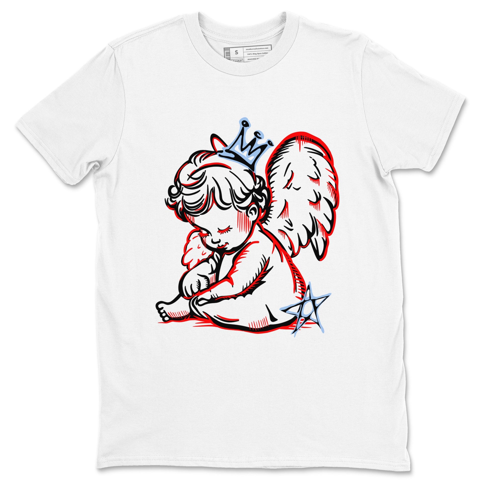AJ6 Fire Red shirts to match jordans Neon Angel best t shirts to wear with jordans Air Jordan 6 Fire Red match shoes to clothes SNRT Sneaker Tees unisex cotton White 2 shirts