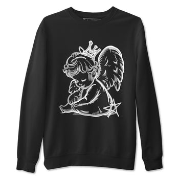 9s Cool Grey shirts to match jordans Neon Angel sneaker match tees Air Jordan 9 Retro Cool Grey match shoes to clothes SNRT Sneaker Tees unisex cotton Black 2 shirts