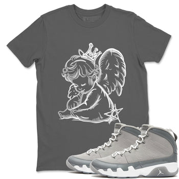 9s Cool Grey shirts to match jordans Neon Angel sneaker match tees Air Jordan 9 Retro Cool Grey match shoes to clothes SNRT Sneaker Tees unisex cotton Cool Grey 1 shirts