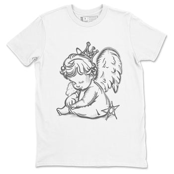 9s Cool Grey shirts to match jordans Neon Angel sneaker match tees Air Jordan 9 Retro Cool Grey match shoes to clothes SNRT Sneaker Tees unisex cotton White 2 shirts