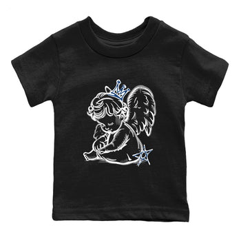 Sneaker match tees – Sneaker Tees To Match Air Jordan 9 Flint Grey Shoes – Neon Angel Kids T-Shirt Black 2