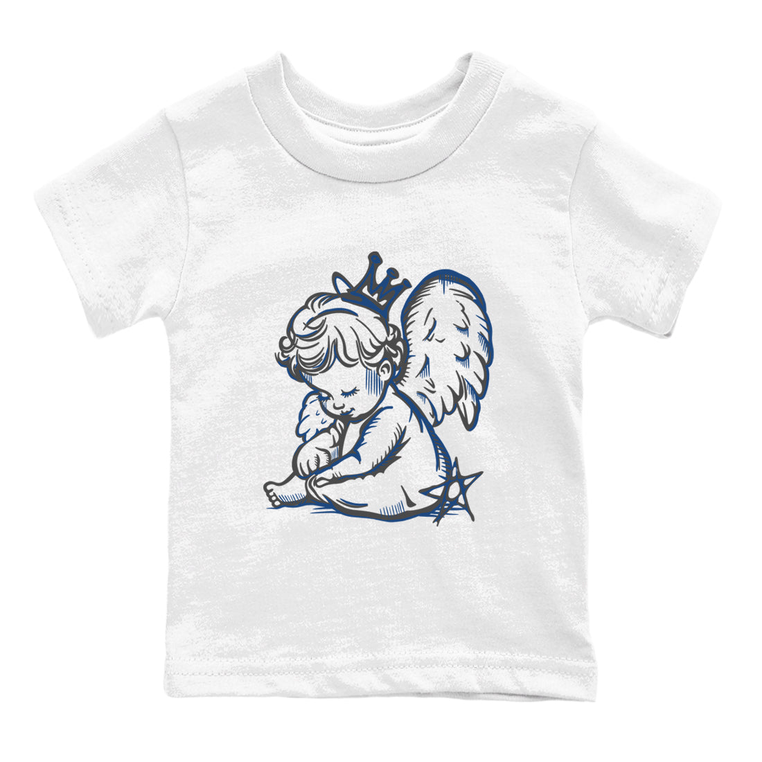 Sneaker match tees – Sneaker Tees To Match Air Jordan 9 Flint Grey Shoes – Neon Angel Kids T-Shirt White 2