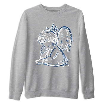 Sneaker match tees – Sneaker Tees To Match Air Jordan 9 Flint Grey Shoes – Neon Angel Tee Heather Grey 2