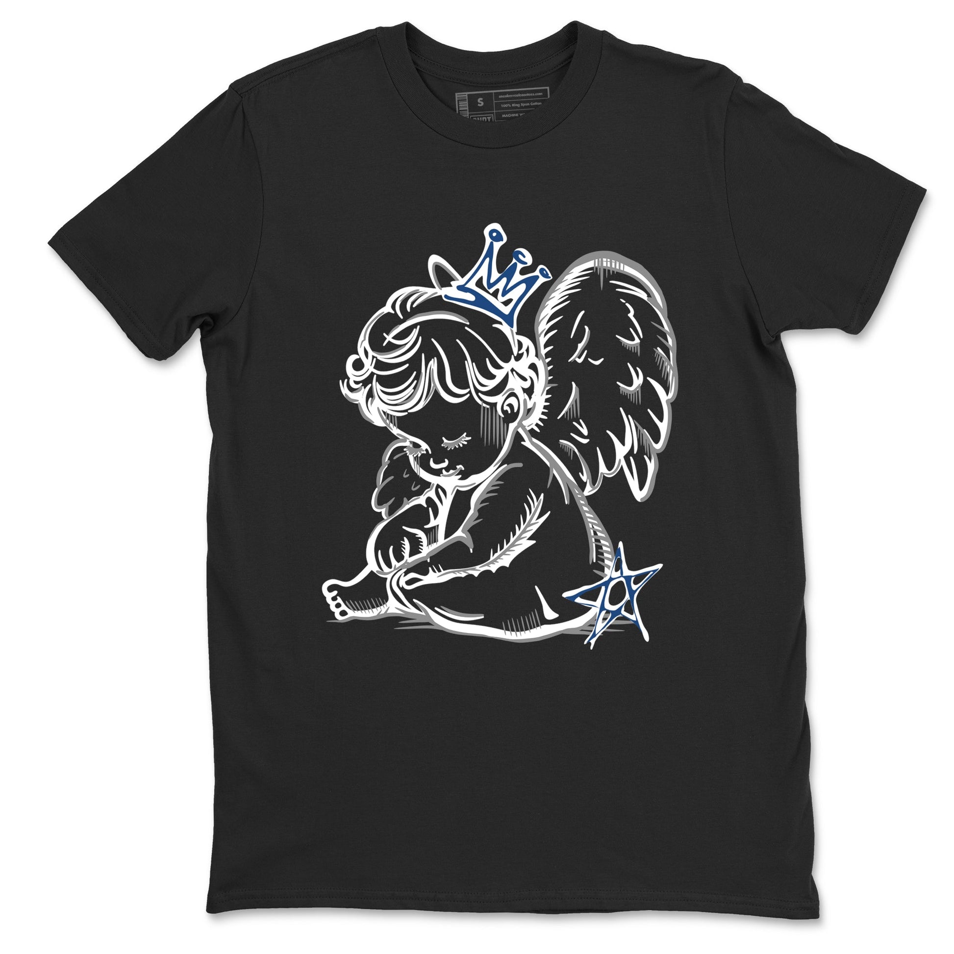 Sneaker match tees – Sneaker Tees To Match Air Jordan 9 Flint Grey Shoes – Neon Angel Tee Black 2