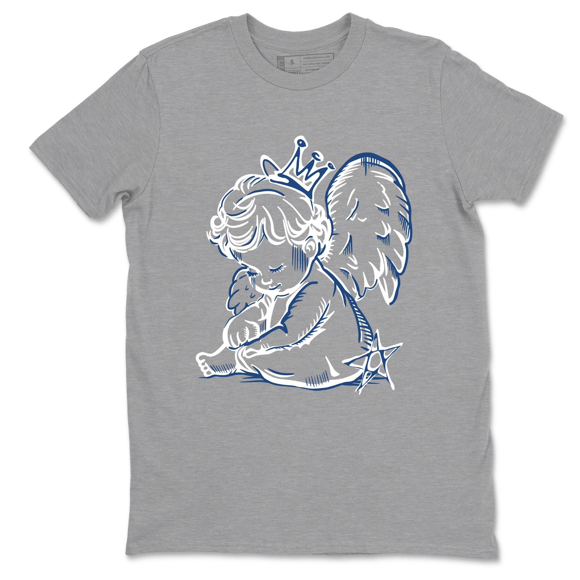 Sneaker match tees – Sneaker Tees To Match Air Jordan 9 Flint Grey Shoes – Neon Angel Tee Heather Grey 2
