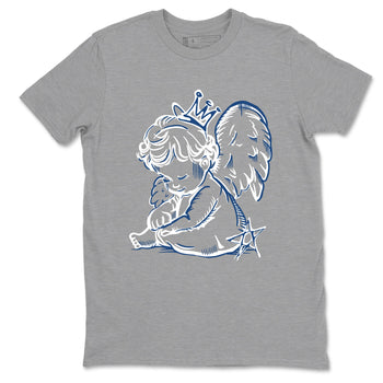 Sneaker match tees – Sneaker Tees To Match Air Jordan 9 Flint Grey Shoes – Neon Angel Tee Heather Grey 2