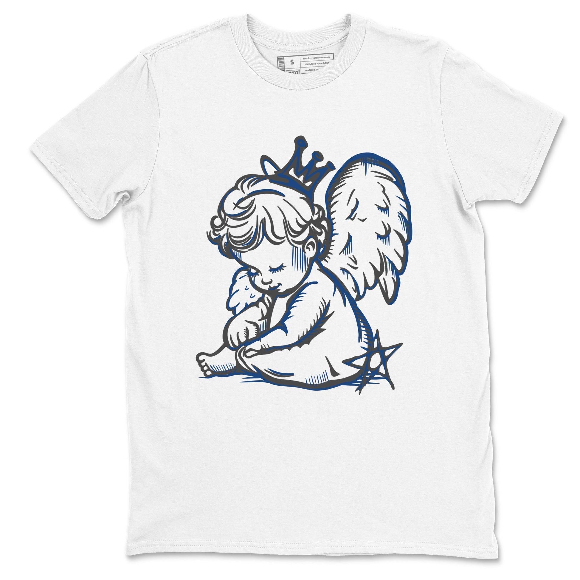 Sneaker match tees – Sneaker Tees To Match Air Jordan 9 Flint Grey Shoes – Neon Angel Tee White 2