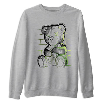 Sneaker match tees – Sneaker Tees To Match Air Foamposite One Pine Green Shoes – Neon Bear Tee Heather Grey 2