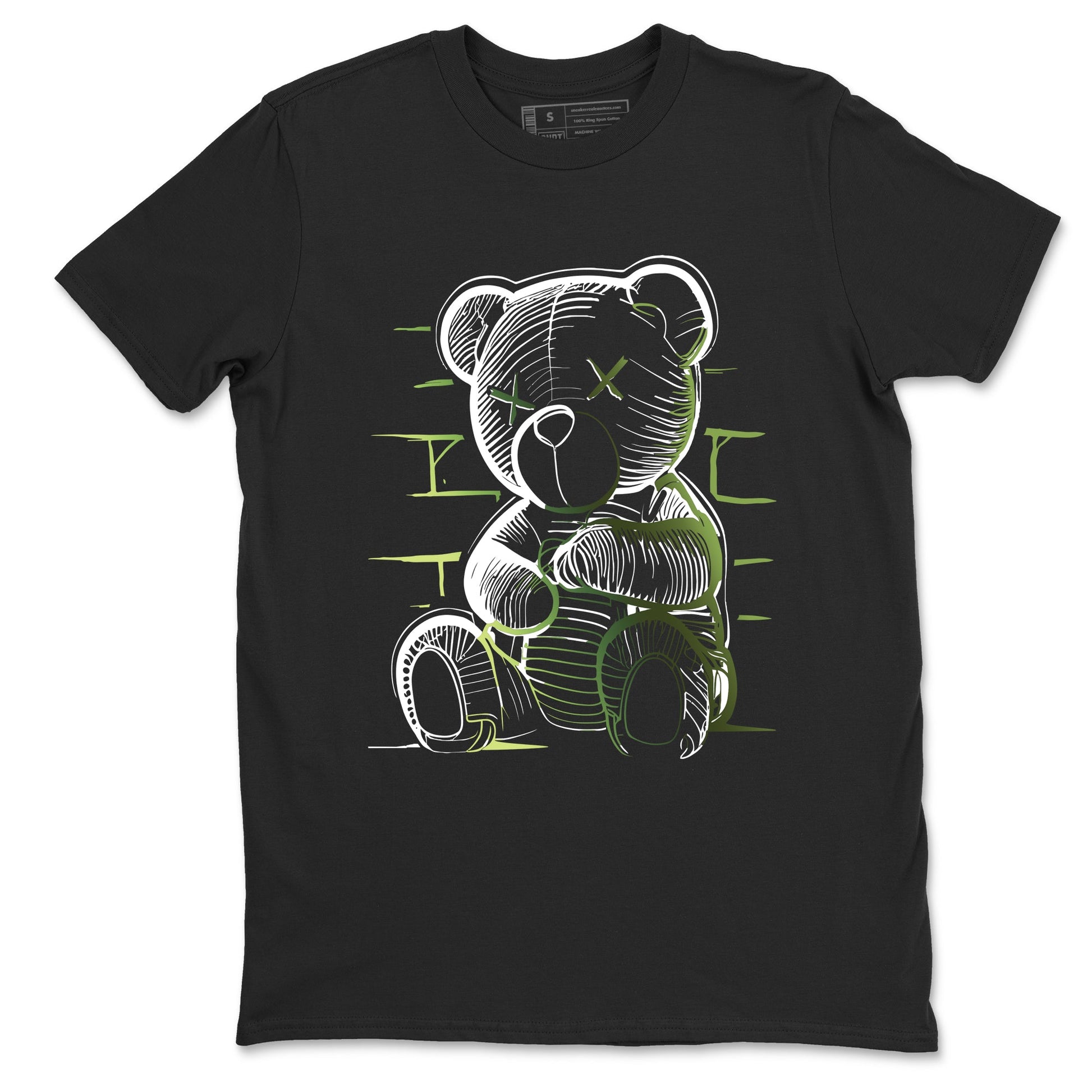 Sneaker match tees – Sneaker Tees To Match Air Foamposite One Pine Green Shoes – Neon Bear Tee Black 2