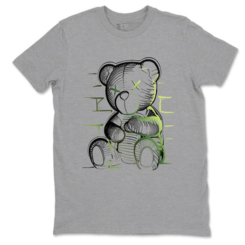 Sneaker match tees – Sneaker Tees To Match Air Foamposite One Pine Green Shoes – Neon Bear Tee Heather Grey 2