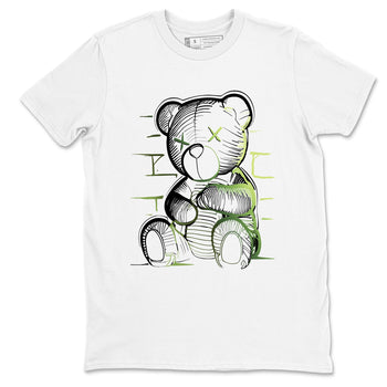 Sneaker match tees – Sneaker Tees To Match Air Foamposite One Pine Green Shoes – Neon Bear Tee White 2