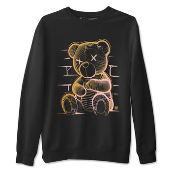 Air Force 1 Low Linen shirts to match jordans Neon Bear sneaker match tees Air Force 1 Linen Graphic Shirts To Match AF1 SNRT Sneaker Tees unisex cotton Black 2 shirts