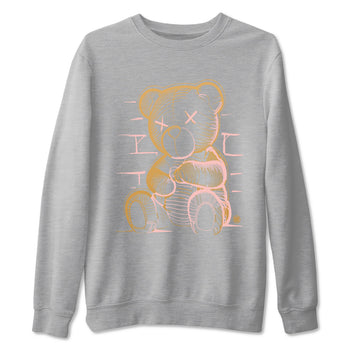Air Force 1 Low Linen shirts to match jordans Neon Bear sneaker match tees Air Force 1 Linen Graphic Shirts To Match AF1 SNRT Sneaker Tees unisex cotton Heather Grey 2 shirts