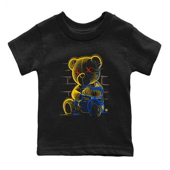 1s Travis Scott Canary shirt to match jordans Neon Bear sneaker tees Air Jordan 1 Travis Scott Canary SNRT sneaker release tees baby toddler Black 2 cotton Shirt