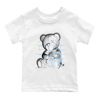 11 Legend Blue Shirts To Match Jordans Neon Bear Sneaker Shirts Air Jordan 11 Legend Blue SNRT Sneaker Release Tees Baby Youth Toddler White 2 crew neck shirts