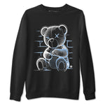 11 Legend Blue Shirts To Match Jordans Neon Bear Sneaker Shirts Air Jordan 11 Legend Blue SNRT Sneaker Release Tees Unisex Cotton Crew Neck Black 2 crew neck shirts