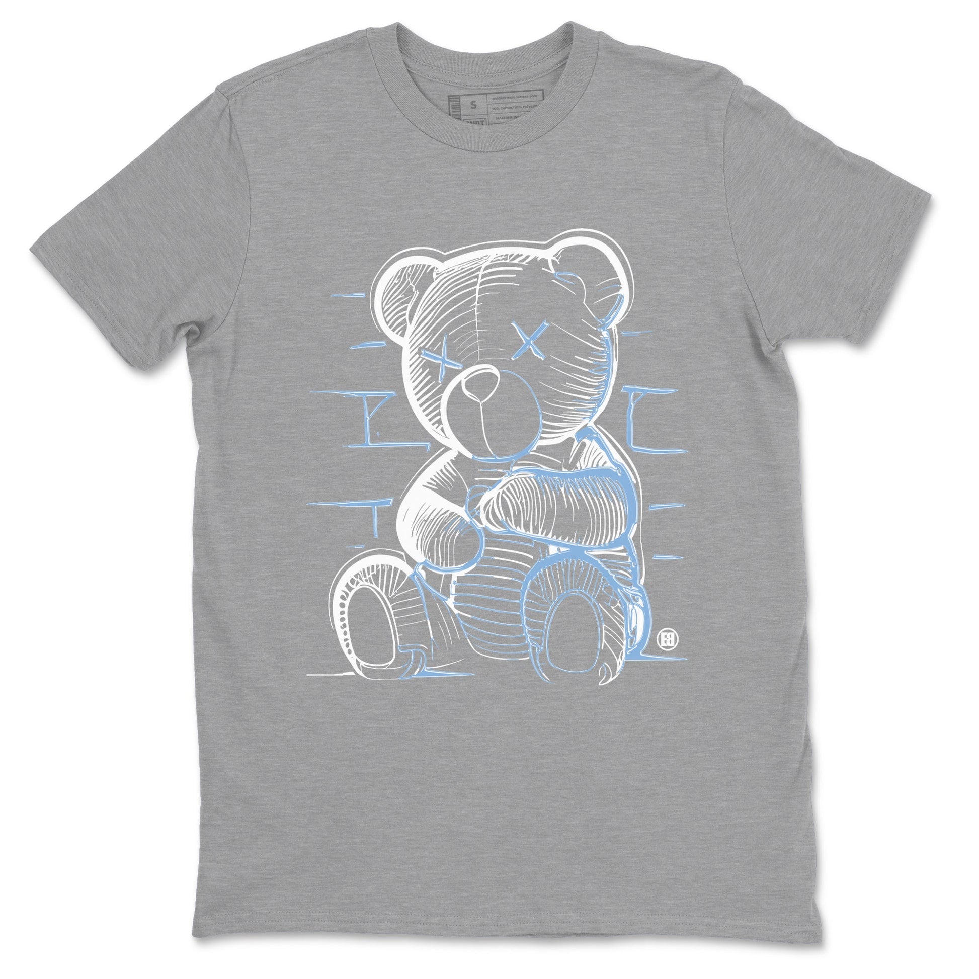 11 Legend Blue Shirts To Match Jordans Neon Bear Sneaker Shirts Air Jordan 11 Legend Blue SNRT Sneaker Release Tees Unisex Cotton Crew Neck Heather Grey 2 crew neck shirts