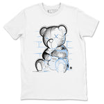 11 Legend Blue Shirts To Match Jordans Neon Bear Sneaker Shirts Air Jordan 11 Legend Blue SNRT Sneaker Release Tees Unisex Cotton Crew Neck White 2 crew neck shirts