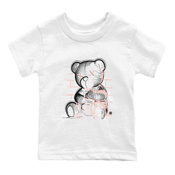 11s Legend Pink shirts to match jordans Neon Bear sneaker match tees Air Jordan 11 Legend Pink SNRT Sneaker Tees streetwear brand Baby and Youth White 2 cotton tee