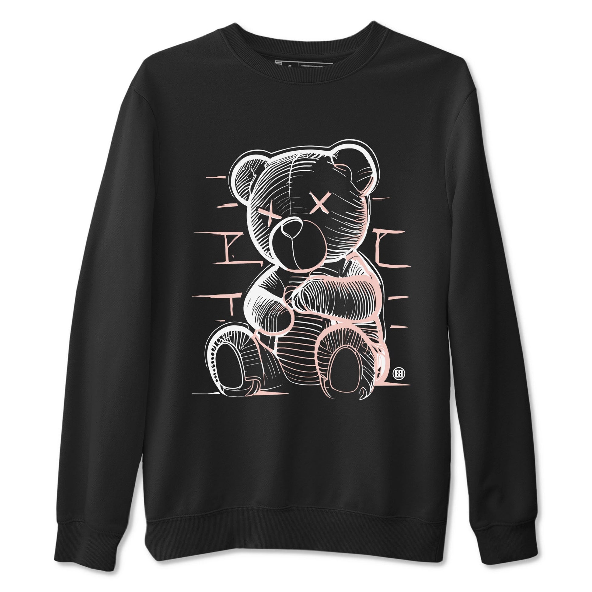 11s Legend Pink shirts to match jordans Neon Bear sneaker match tees Air Jordan 11 Legend Pink SNRT Sneaker Tees streetwear brand Black 2 unisex cotton tee