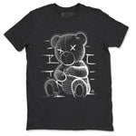 12s Black Wolf Grey shirts to match jordans Neon Bear sneaker match tees Air Jordan 12 Barons SNRT Sneaker Release Tees unisex cotton Charcoal Heather 2 crew neck shirts