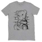 12s Black Wolf Grey shirts to match jordans Neon Bear sneaker match tees Air Jordan 12 Barons SNRT Sneaker Release Tees unisex cotton Heather Grey 2 crew neck shirts