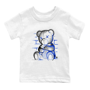 12s Blueberry shirts to match jordans Neon Bear sneaker match tees Air Jordan 12 Blueberry SNRT Sneaker Tees streetwear brand Baby and Youth White 2 cotton tee