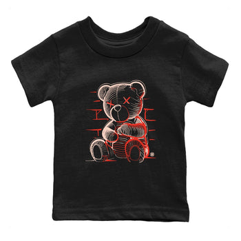 13s Dune Red shirts to match jordans Neon Bear sneaker match tees Air Jordan 13 Dune Red SNRT Sneaker Tees streetwear brand Baby and Youth Black 2 cotton tee
