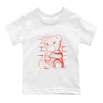 13s Dune Red shirts to match jordans Neon Bear sneaker match tees Air Jordan 13 Dune Red SNRT Sneaker Tees streetwear brand Baby and Youth White 2 cotton tee